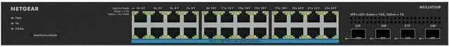Alt view image 4 of 8 - NETGEAR 24-Port Multi-Gigabit (2.5G) Ethernet Ultra60 PoE++ Smart Switch with 4 SFP+ Ports | MS324TXUP