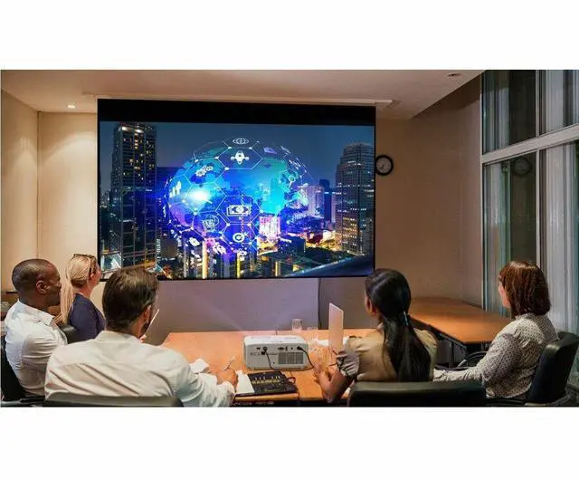 Alt view image 2 of 9 - Optoma ZH400ST 3D Ready Eco-friendly high brightness short throw Full HD laser projector