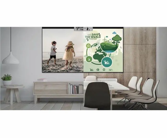 Alt view image 4 of 9 - Optoma ZH400ST 3D Ready Eco-friendly high brightness short throw Full HD laser projector