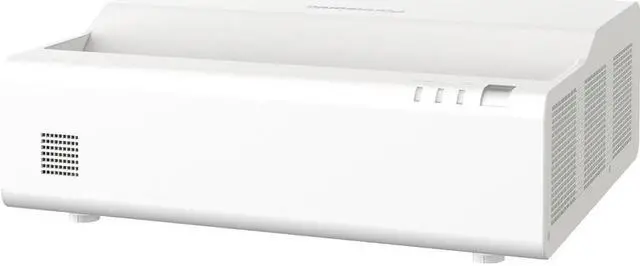 Alt view image 2 of 18 - Panasonic PT-CMZ50 Ultra-Short-Throw WUXGA 3LCD Laser Projector (White)