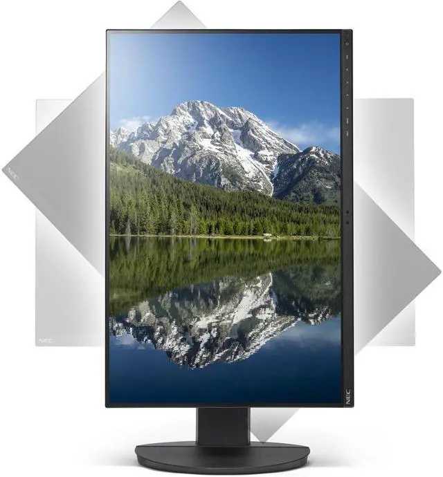Alt view image 7 of 16 - NEC Display MultiSync EA242WU-BK 24.1" WUXGA 60Hz 6ms LED LCD IPS Monitor