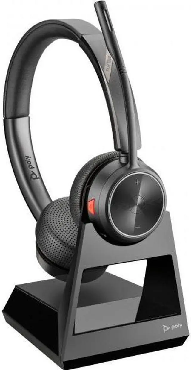 Alt view image 2 of 4 - Poly Savi 7220 Office Binaural On-Ear Wireless Headset 7W6D5AA