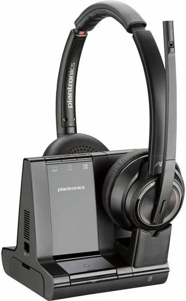 Alt view image 2 of 8 - Poly Savi 8220 UC Microsoft Teams Certified USB-A Headset 77Y82A