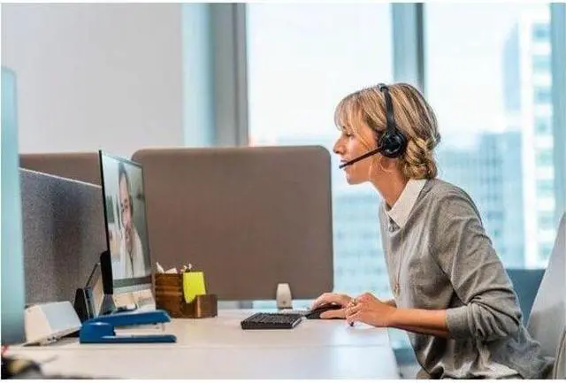 Alt view image 7 of 8 - Poly Savi 8220 UC Microsoft Teams Certified USB-A Headset 77Y82A