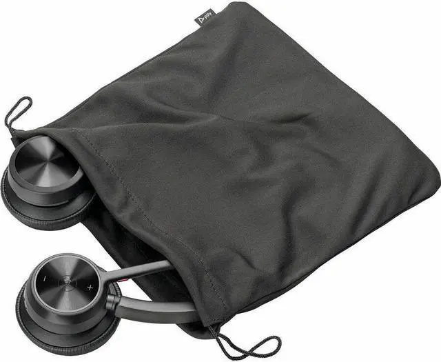 Alt view image 4 of 15 - Poly Voyager 4320-M Binaural On-Ear Wireless Headset w/ BT700 7E2M1AAABA