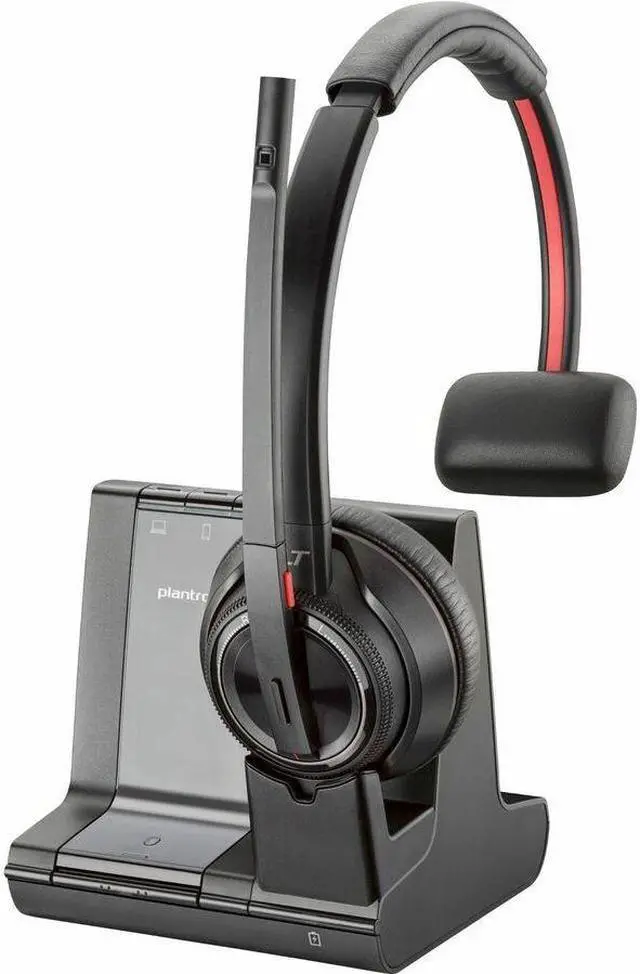 Alt view image 4 of 8 - Poly Savi 8210 UC Microsoft Teams Certified USB-A Headset 77T31AA