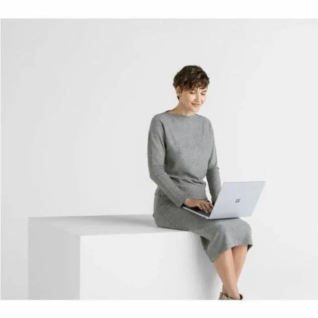 Alt view image 2 of 10 - Microsoft Surface Laptop 6 13.5" Touchscreen Notebook - Intel Core Ultra 5 - 8 GB - 256 GB SSD - Platinum - Intel Chip - 2256 x 1504 - Windows 11 - Intel - PixelSense - English Keyboard - Front C