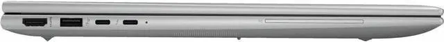 Alt view image 2 of 8 - HP ZBook Firefly G11 16" Mobile Workstation - WUXGA - Intel Core Ultra 7 165U - 32 GB - 512 GB SSD - Silver - Intel Chip - 1920 x 1200 - Windows 11 Pro - Intel - In-plane Switching (IPS) Technolo