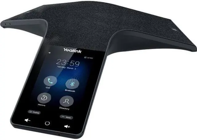 Alt view image 2 of 8 - Yealink CP925 IP Conference Station Corded/Cordless Wi-Fi Desktop - Black  1304015