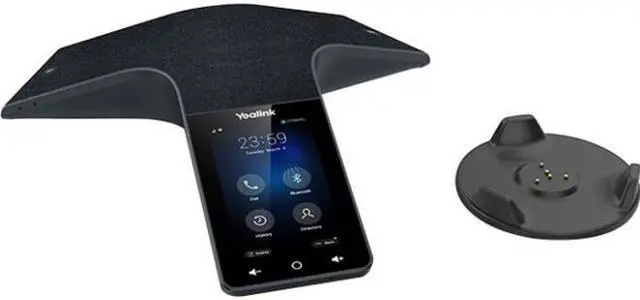 Alt view image 3 of 9 - Yealink CP935W IP Conference Station Cordless Wireless Desktop Black 1204613