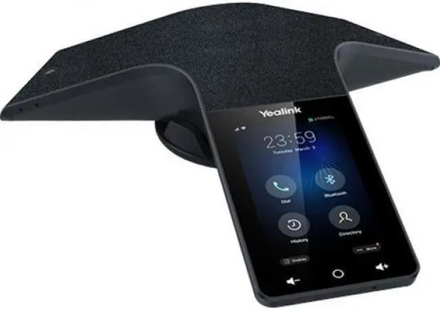 Alt view image 2 of 9 - Yealink CP935W IP Conference Station Cordless Wireless Desktop Black 1204613