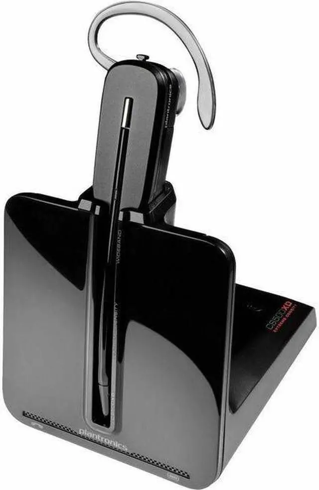 Alt view image 9 of 15 - Hp Poly Headsets CS545 XD Extra Density Headset TAA Mono Wireless DECT On-ear Monaural In-ear Black Model 7E2K0AA#ABA