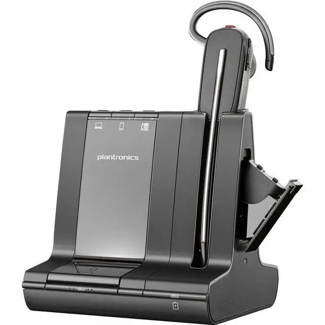 Alt view image 6 of 8 - HP Poly  590.6 ft Savi 8200 Office 8245 Earset Mono Wireless Bluetooth Model 7W6D1AA#ABA