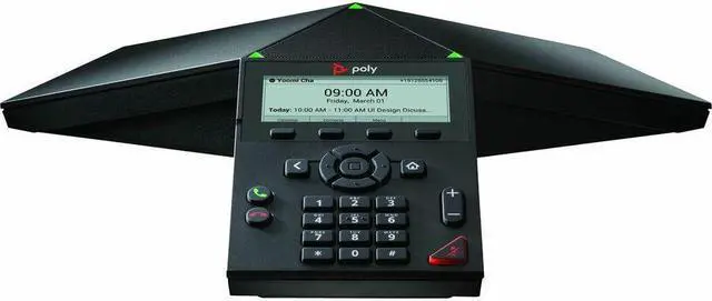 Alt view image 4 of 5 - Poly Trio 8300 IP Conference Station w/LCD Display, Black TAA POE-E 849A2AA#ABA