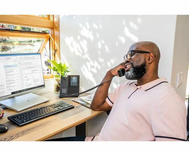 Alt view image 8 of 8 - HP Poly CCX 505 Business Media Phone for Microsoft Teams and PoE-Enabled GSA/TAA | 849A5AA#ABA