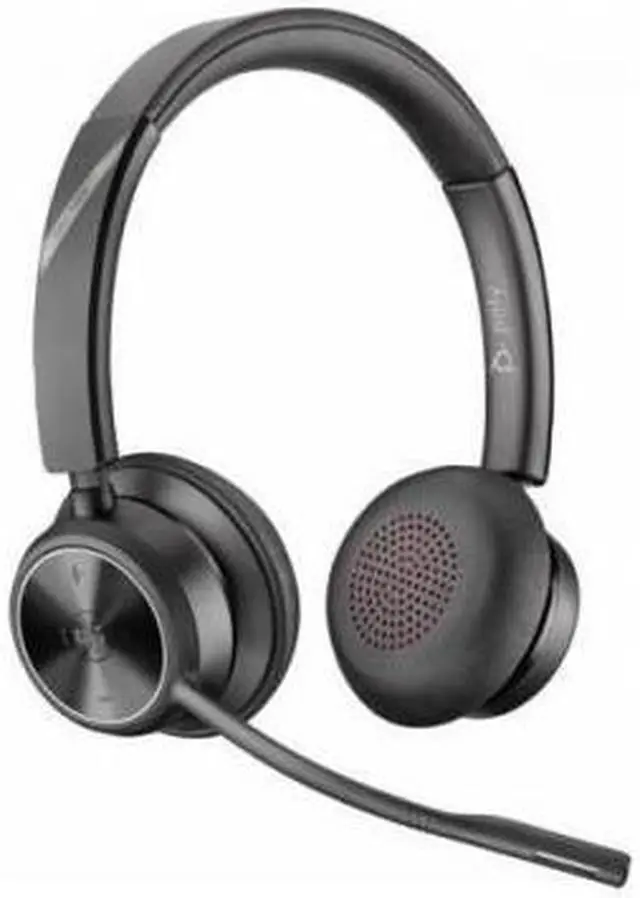 Alt view image 3 of 5 - Poly Savi 7320 Stereo Microsoft Teams Certified DECT Headset 783N3AA#ABA