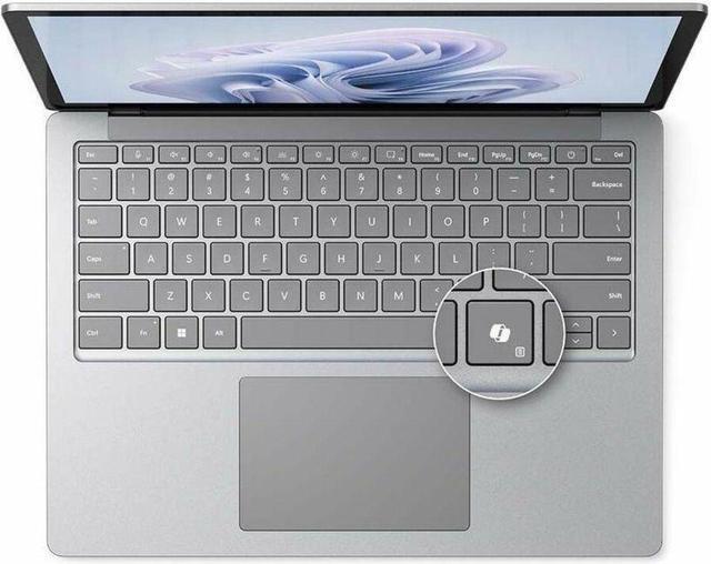 Alt view image 5 of 7 - Microsoft Surface Laptop 6 15" Touchscreen Notebook - Intel Core Ultra 7 - 16 GB - 256 GB SSD - Platinum - Intel Chip - 2496 x 1664 - Windows 11 - Intel Arc Graphics - PixelSense - English, Frenc