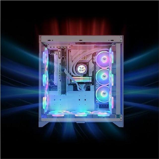 Alt view image 3 of 8 - Thermaltake SWAFAN EX12 ARGB Cooling Fan 3 Pack CLF183PL12BUA