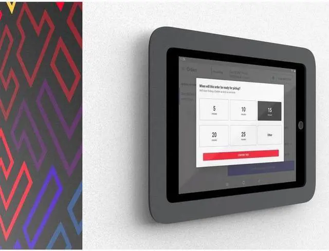 Alt view image 3 of 7 - Heckler Design Wall Mount for iPad mini 6th Generation Black H653BG