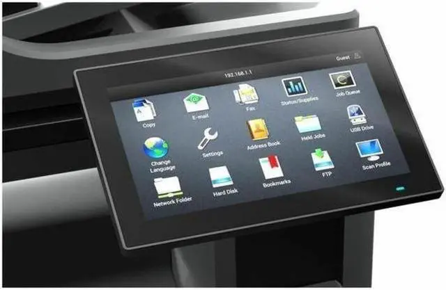 Alt view image 3 of 6 - Lexmark CX635adwe Multifunction Color Laser Printer