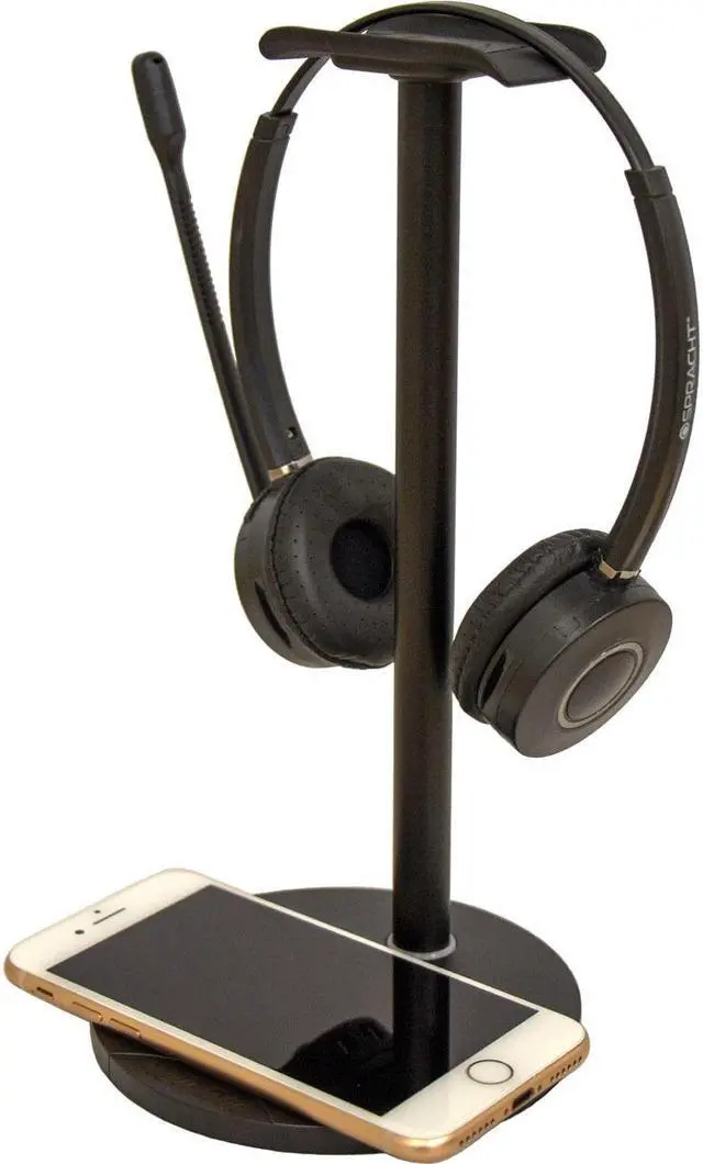 Alt view image 11 of 12 - SPRACHT HSS-2020 WRLS CHARGING HEADSET STAND