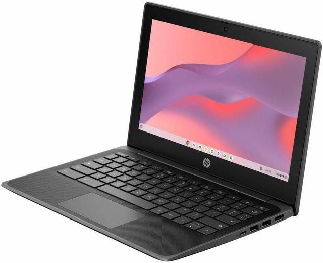 Alt view image 4 of 8 - HP Fortis G10 11.6" Chromebook - HD - Intel N-Series N100 - 8 GB - 64 GB Flash Memory - Jack Black - Intel Chip - 1366 x 768 - ChromeOS - Intel UHD Graphics - IEEE 802.11ax Wireless LAN Standard
