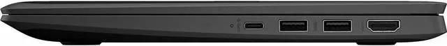 Alt view image 7 of 8 - HP Fortis G10 11.6" Chromebook - HD - Intel N-Series N100 - 8 GB - 64 GB Flash Memory - Jack Black - Intel Chip - 1366 x 768 - ChromeOS - Intel UHD Graphics - IEEE 802.11ax Wireless LAN Standard