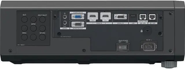 Alt view image 4 of 5 - Panasonic 6,000 lm PT-FRQ60U 1-Chip DLP™ 4K Laser Projector - Black