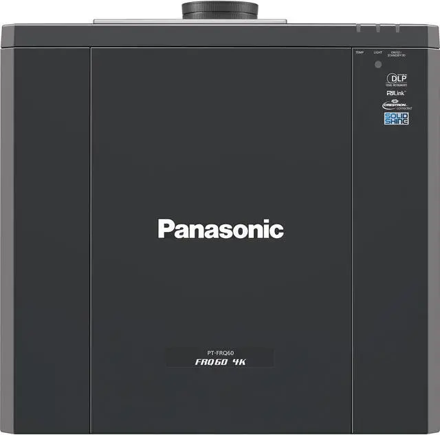 Alt view image 2 of 5 - Panasonic 6,000 lm PT-FRQ60U 1-Chip DLP™ 4K Laser Projector - Black