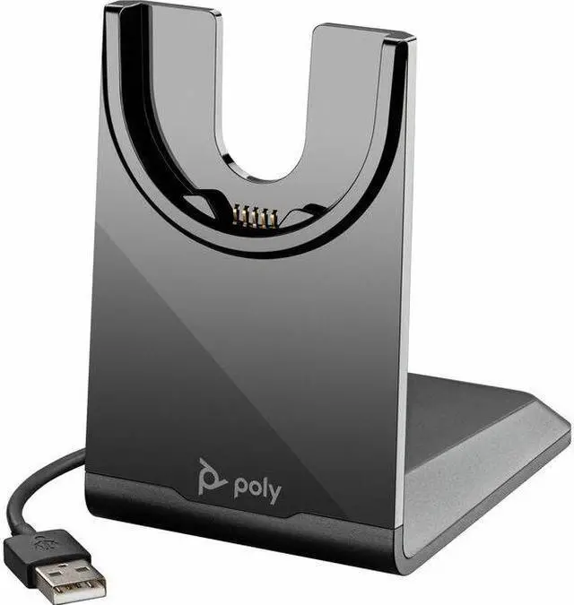 Alt view image 2 of 2 - HP Poly 783R6AA USB-A Charging Stand for Focus 2 and Voyager 4300 UC Series headsets