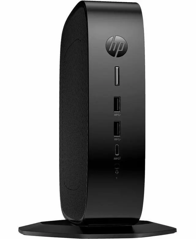 Alt view image 2 of 4 - HP Elite t755 Thin Client - AMD Ryzen V2546 Hexa-core (6 Core) 3 GHz - TAA Compliant - AMD Chip - 16 GB RAM DDR4 SDRAM - DDR4-3200/PC4-25600 - 256 GB SSD - AMD Radeon Graphics - Gigabit Ethernet - Win