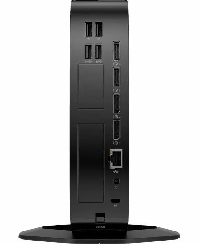 Alt view image 4 of 4 - HP Elite t755 Thin Client - AMD Ryzen V2546 Hexa-core (6 Core) 3 GHz - TAA Compliant - AMD Chip - 16 GB RAM DDR4 SDRAM - DDR4-3200/PC4-25600 - 256 GB SSD - AMD Radeon Graphics - Gigabit Ethernet - Win