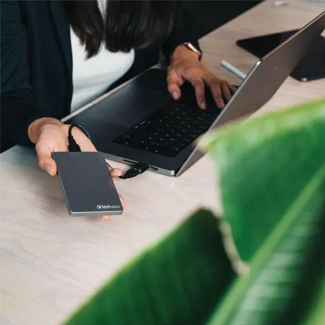 Alt view image 7 of 15 - Verbatim 1TB Store 'n Go USB 3.0 Portable External Hard Drive Space Grey 53662