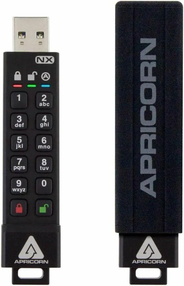 Alt view image 6 of 9 - Apricorn 256GB Aegis Secure Key Encrypted USB 3.0 Flash Drive ASK3-NX-256GB