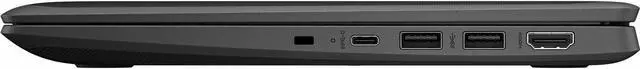 Alt view image 6 of 8 - HP Pro x360 Fortis 11 G5 11.6" Touchscreen Rugged Convertible 2 in 1 Chromebook - HD - Intel N-Series N100 - 8 GB - 64 GB Flash Memory - Jack Black - Intel Chip - 1366 x 768 - ChromeOS - Intel UH