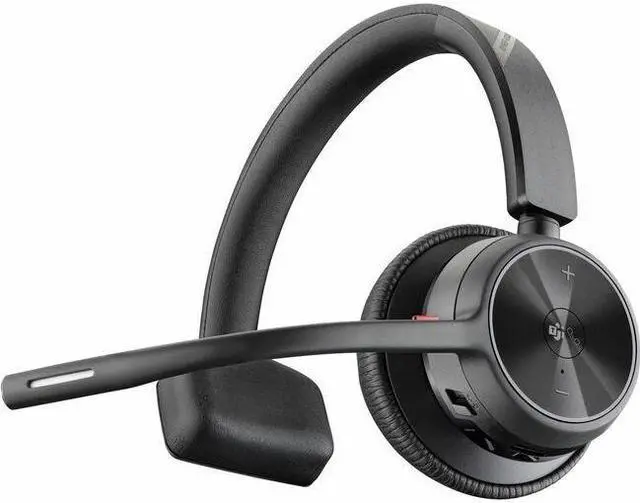Main image of Poly Bluetooth Office Headset - Microsoft Teams Certification - Mono - USB Type C - Wired/Wireless - Bluetooth - 164 ft - 20 Hz - 20 kHz - Over-the-head - Monaural - Ear-cup - 4.92 ft Cable - Noise Ca