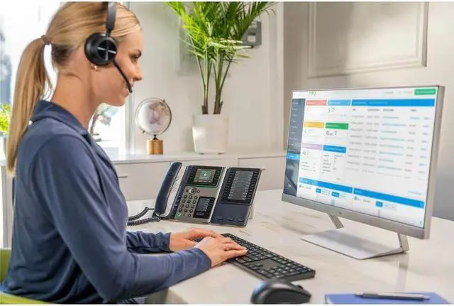 Alt view image 5 of 15 - Poly Bluetooth Office Headset - Microsoft Teams Certification - Mono - USB Type C - Wired/Wireless - Bluetooth - 164 ft - 20 Hz - 20 kHz - Over-the-head - Monaural - Ear-cup - 4.92 ft Cable - Noise Ca