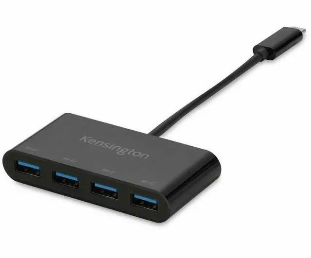 Alt view image 8 of 12 - Kensington CH1200 USB-C 10Gbps 4-Port Hub - K33616WW