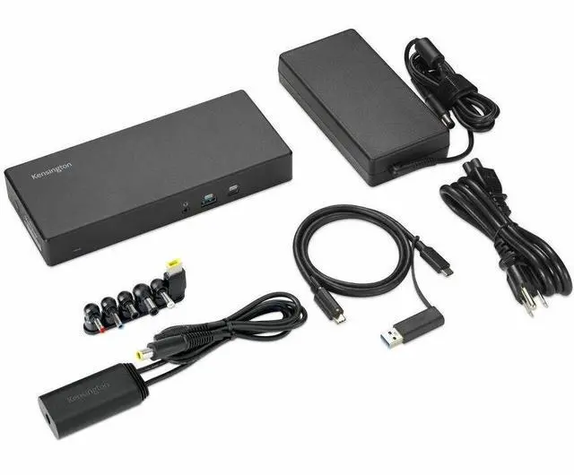 Alt view image 4 of 16 - Kensington SD4782P EQ Docking Station - Up to 100W Power Delivery - Delivers power to laptop, docking station, and connected accessories. Supports up to 100W for USB-C® Alt Mode laptops. USB-A