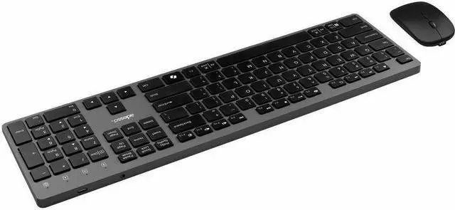 Alt view image 6 of 10 - Adesso EasyTouch 7300 USB C Wireless Scissor Switch Keyboard and Mouse Combo