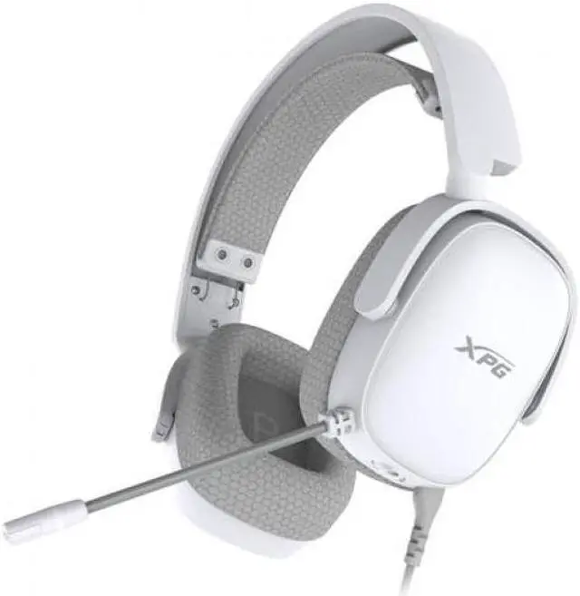 Alt view image 8 of 8 - XPG PRECOG S Wired Gaming Headset w/ Mic + Windows Sonic 3D Spatial Awareness | USB-C and 3.5mm Jack Connection | 50mm Driver - Clear and Crip Sound | Rotatable Ear Cups and Auto-Adust Headband White