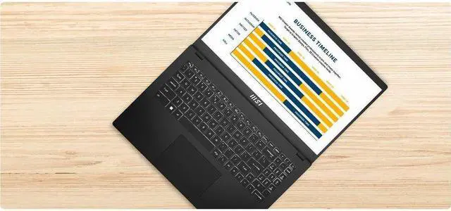 Alt view image 5 of 20 - MSI Modern 15 B13M Modern 15 B13M-886US 15.6" Notebook - Full HD - Intel Core i5 13th Gen i5-1335U - 16 GB - 1 TB SSD - Classic Black - Intel Chip - 1920 x 1080 - Windows 11 Pro - Intel Iris Xe G