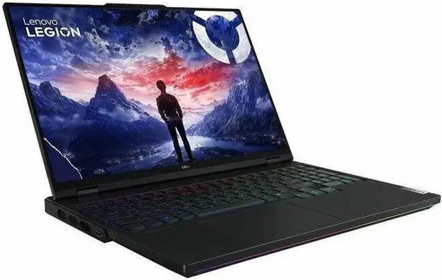 Main image of Lenovo Legion Pro 7 16IRX9H 83DE001TUS 16" Gaming Notebook - WQXGA - Intel Core i9 14th Gen i9-14900HX - 32 GB - 2 TB SSD - Eclipse Black - Intel HM770 Chip - 2560 x 1600 - Windows 11 Pro - NVIDI