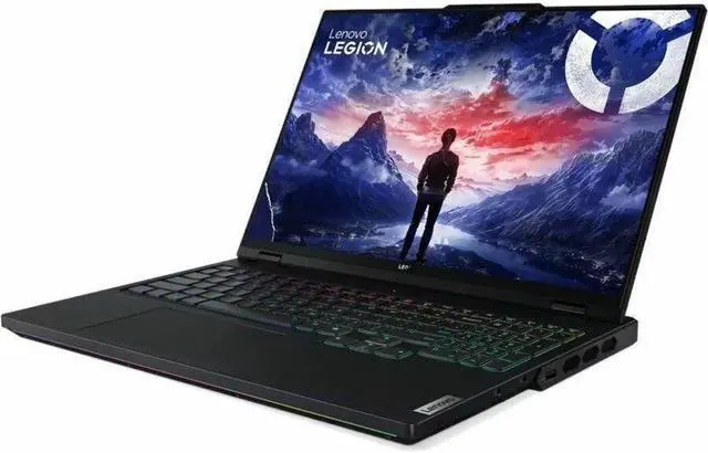 Alt view image 2 of 15 - Lenovo Legion Pro 7 16IRX9H 83DE001TUS 16" Gaming Notebook - WQXGA - Intel Core i9 14th Gen i9-14900HX - 32 GB - 2 TB SSD - Eclipse Black - Intel HM770 Chip - 2560 x 1600 - Windows 11 Pro - NVIDI