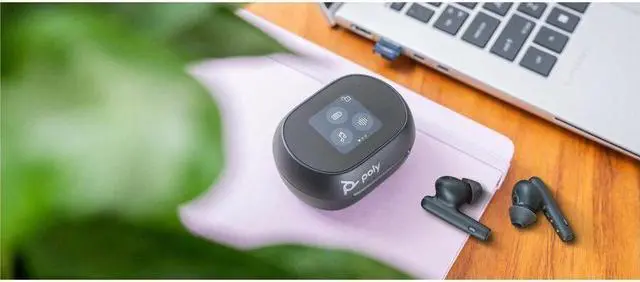 Alt view image 2 of 4 - Poly Charging Case -  Poly Earbud - Carbon Black