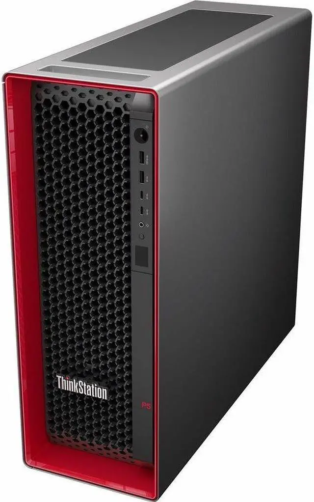 Alt view image 4 of 9 - Lenovo ThinkStation P5 30GA005QUS Desktop Computer w3-2423 16GB 512GB SSD W11P