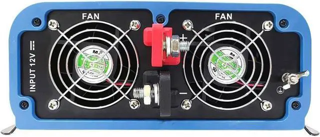 Alt view image 5 of 6 - Tripp Lite 3000W Heavy-Duty Compact Power Inverter, 2x 5-15/20R, USB Charging