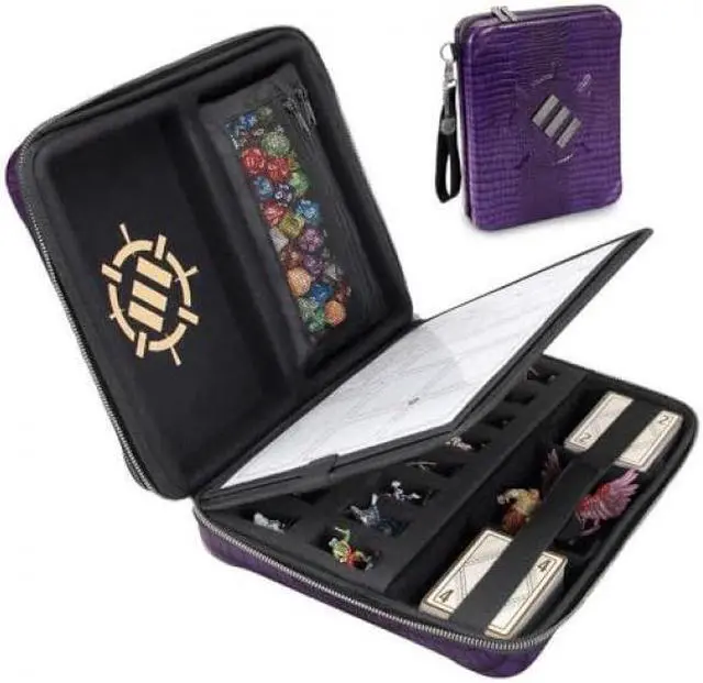 Main image of ENHANCE Collectors Edition RPG Organizer Case Dragon Purple ENTTCEC200PRWS