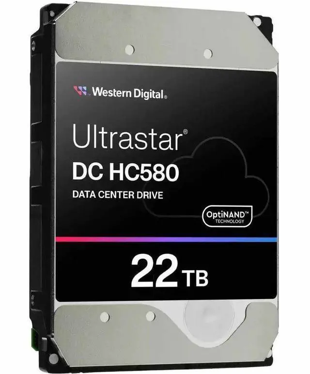 Alt view image 2 of 3 - WD Ultrastar DC HC580 0F62785 22 TB Hard Drive - 3.5 Internal - SATA - Conventional Magnetic Recording [CMR] Method