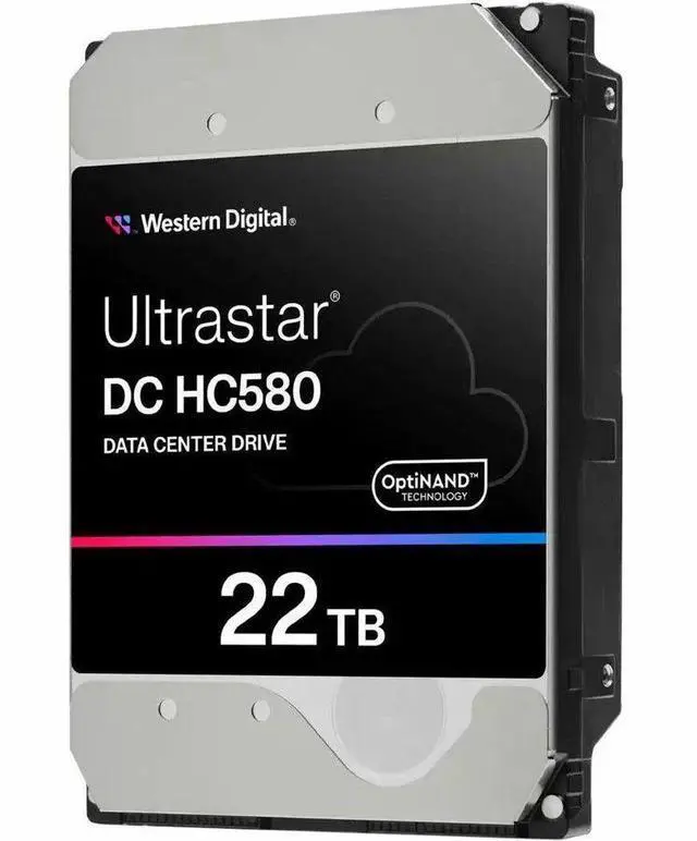 Alt view image 3 of 3 - WD Ultrastar DC HC580 0F62785 22 TB Hard Drive - 3.5 Internal - SATA - Conventional Magnetic Recording [CMR] Method